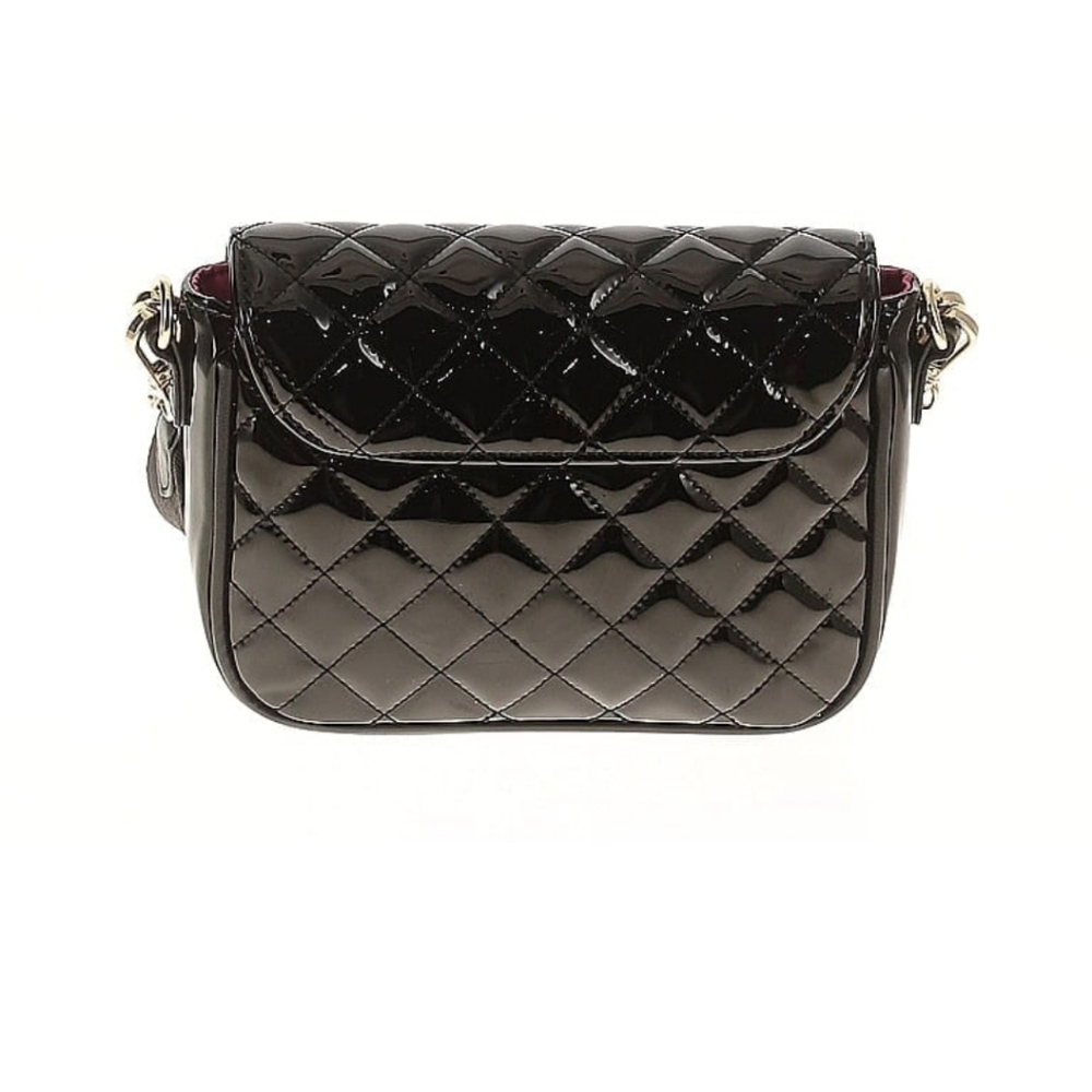 Betsey Johnson Quilted Patton Crossbody w Detachable Coin Purse - Picture 4 of 11